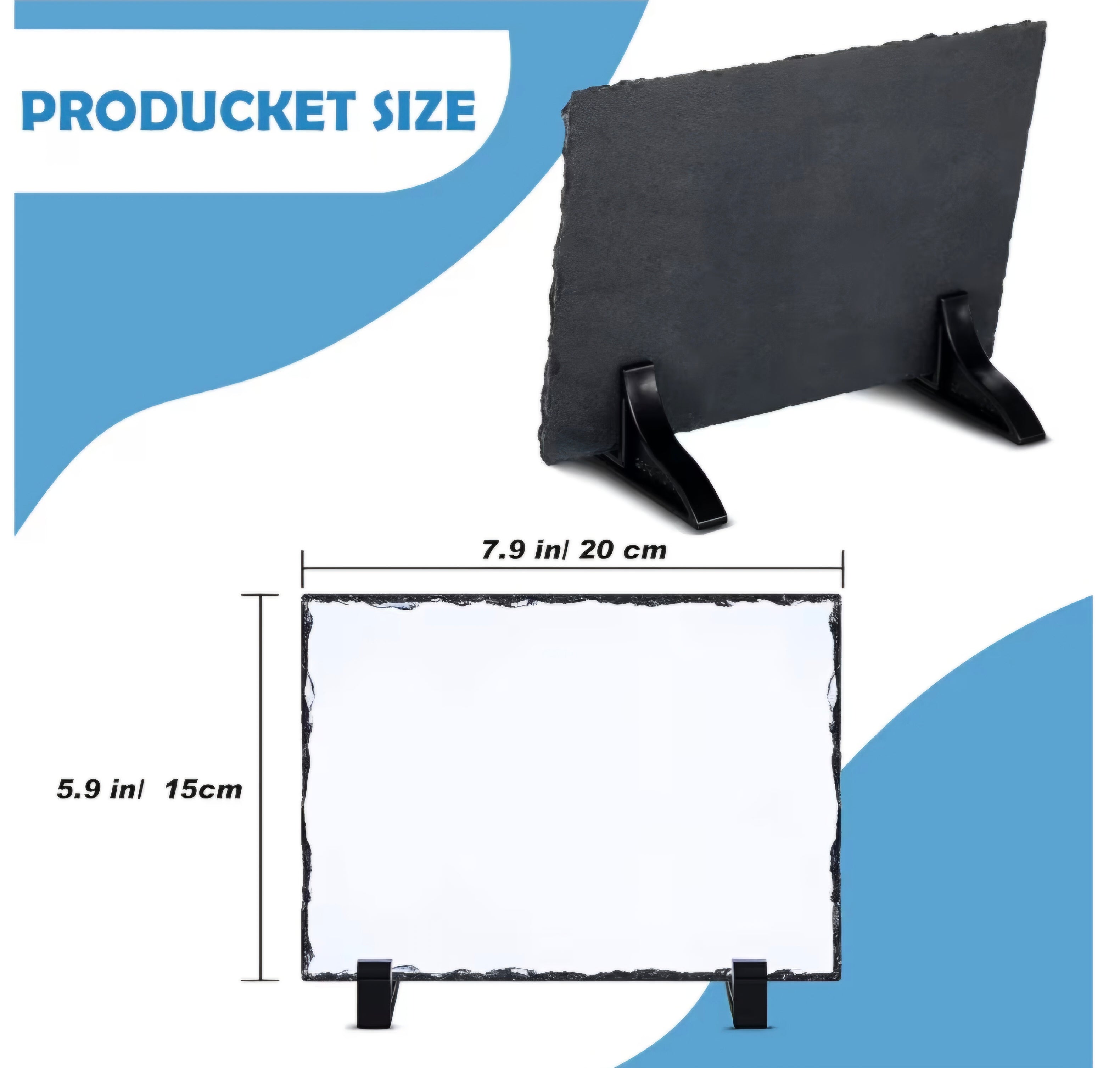 Slate Rock Stone / Photo Frame