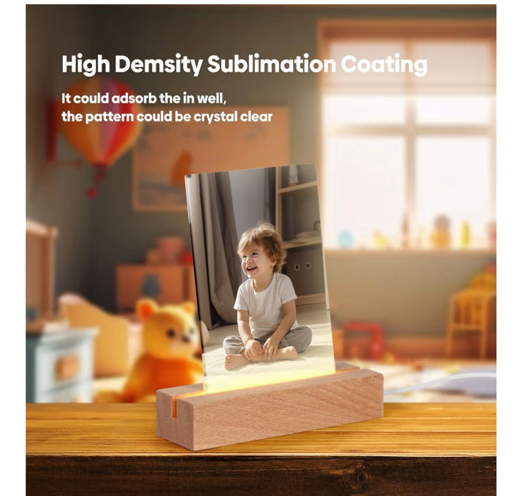 Glass Photo Frame Panel / LED Base