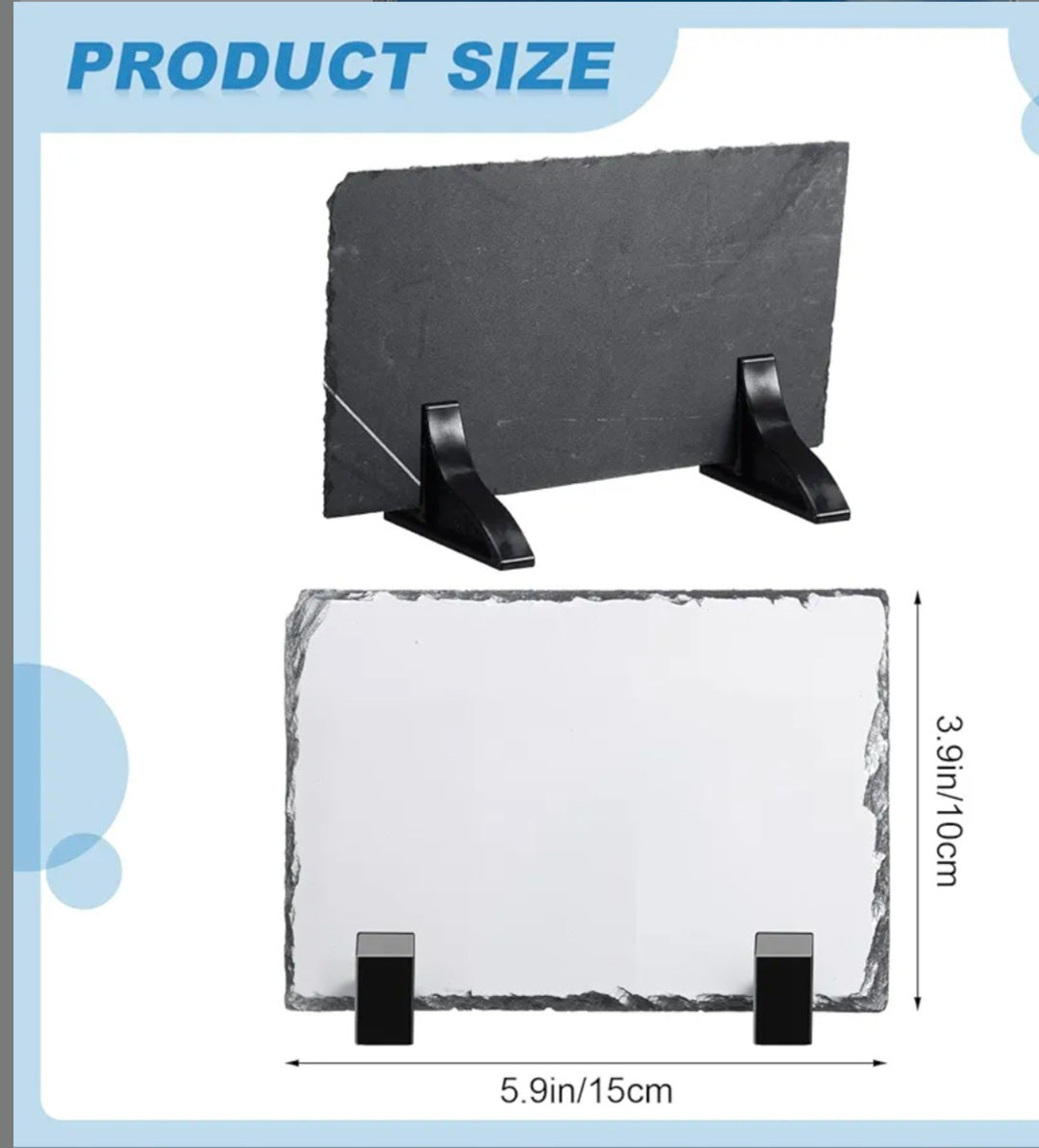 Slate Rock Stone / Photo Frame