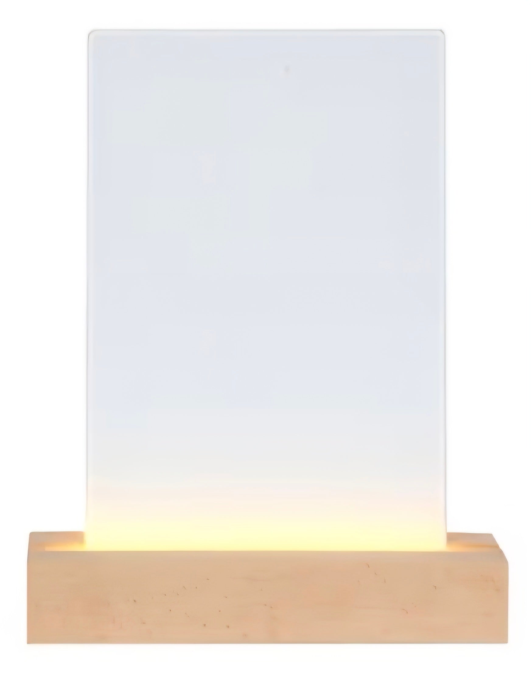 Glass Photo Frame Panel / LED Base
