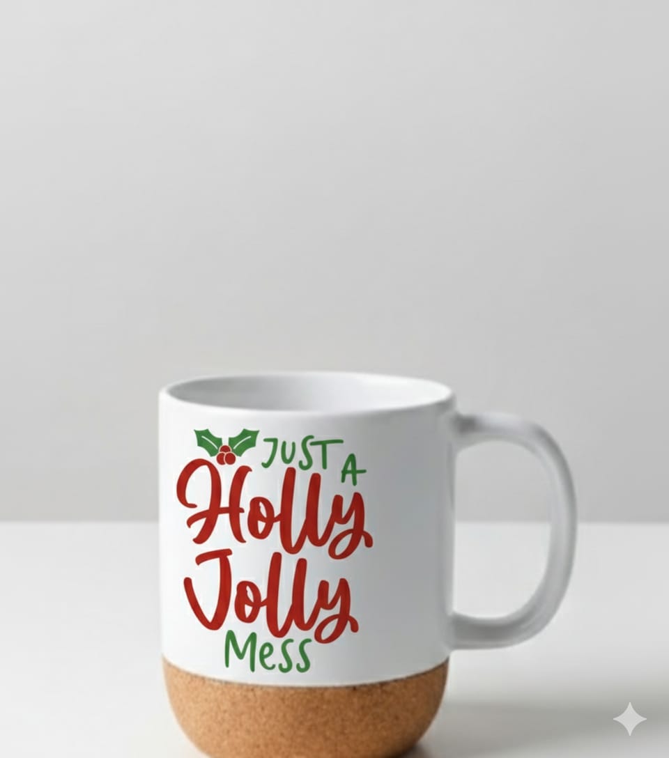 The Luxe Cork-Bottom Custom Mug