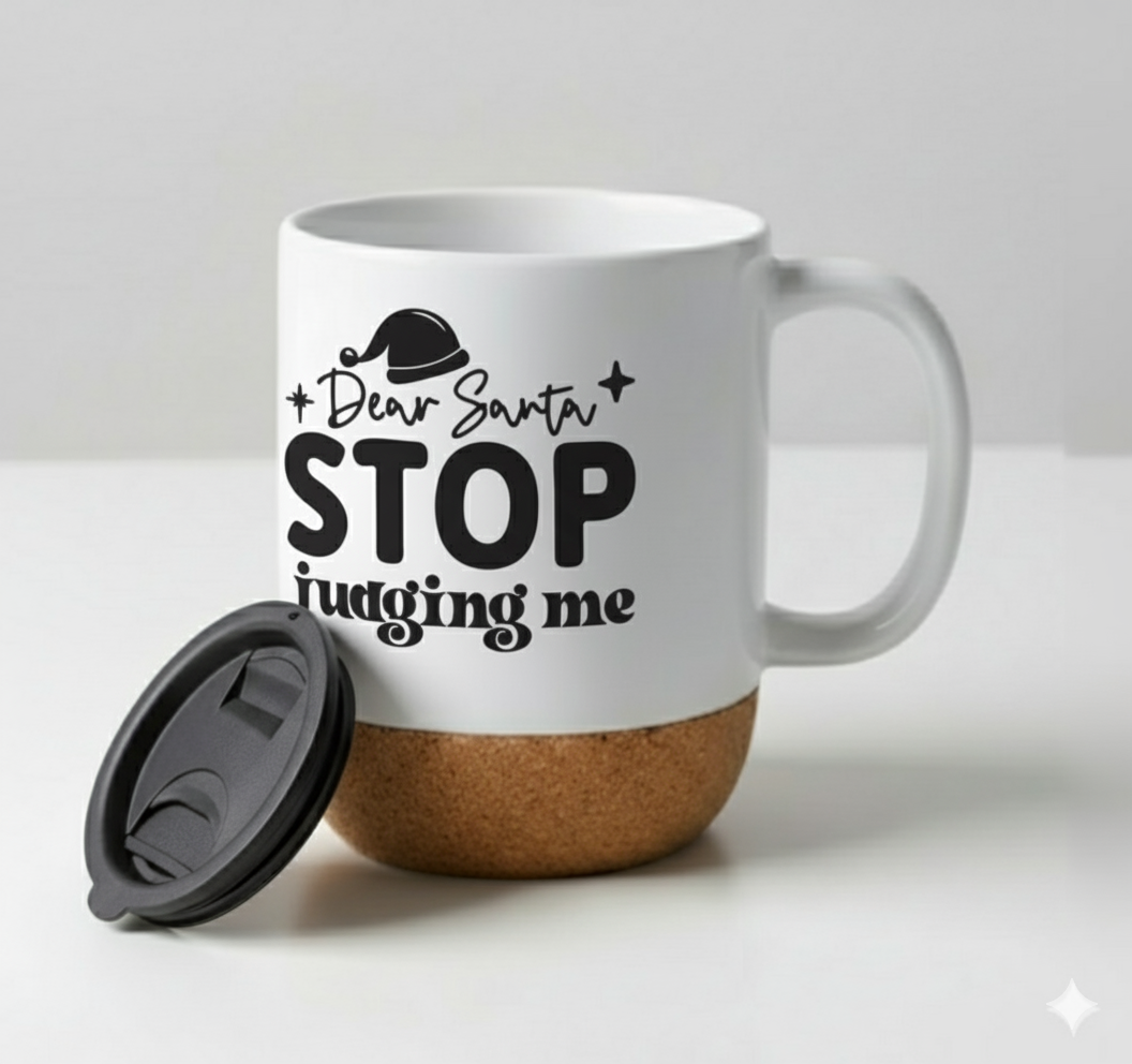 The Luxe Cork-Bottom Custom Mug