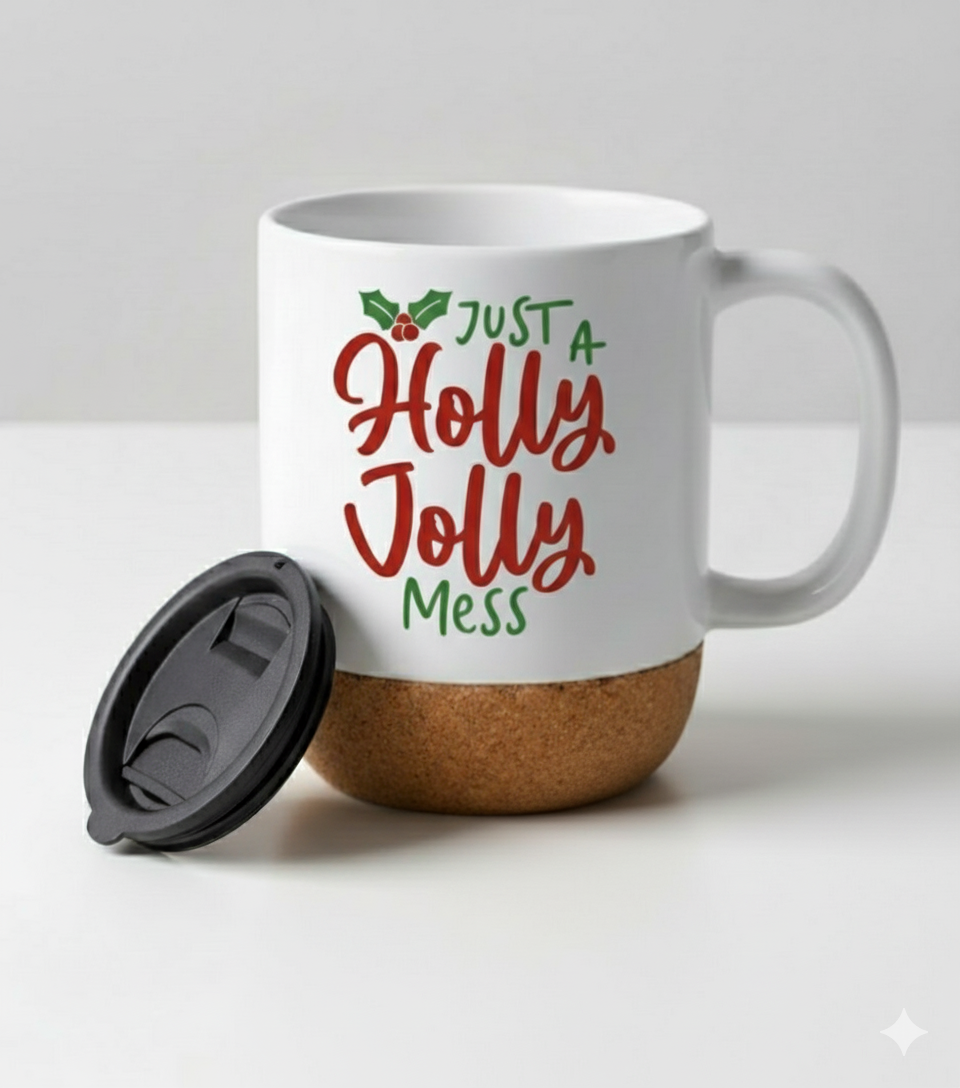 The Luxe Cork-Bottom Custom Mug