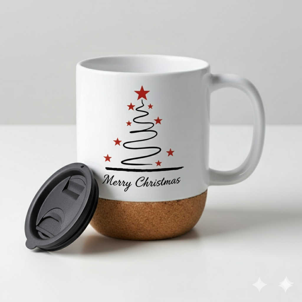 The Luxe Cork-Bottom Custom Mug