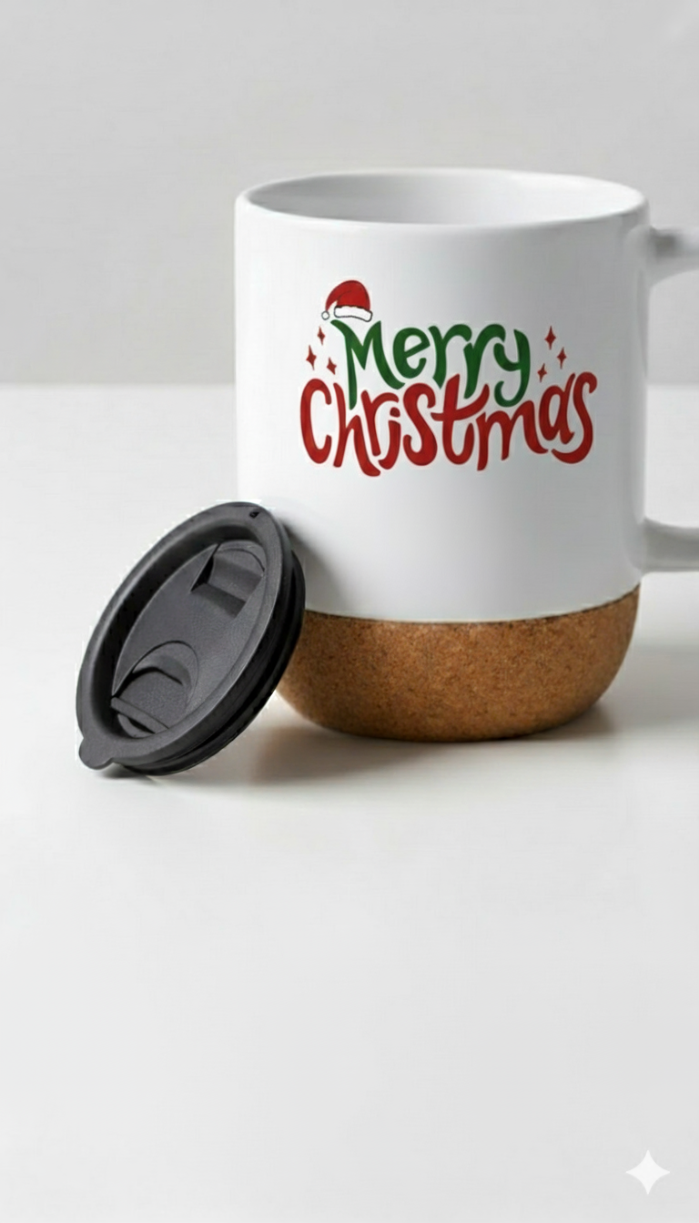 The Luxe Cork-Bottom Custom Mug