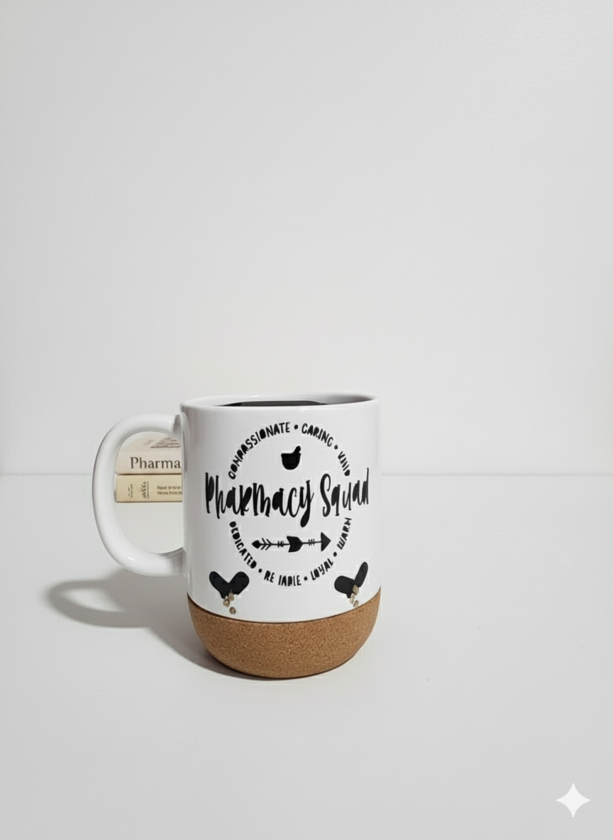 The Luxe Cork-Bottom Custom Mug